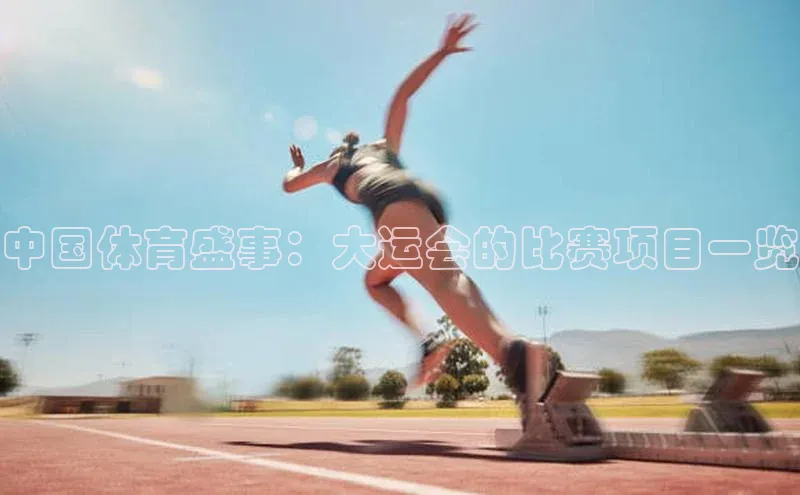 中国体育盛事：大运会的比赛项目一览